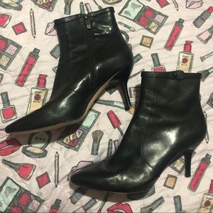 Vintage Via Spiga Italian Leather heel booties